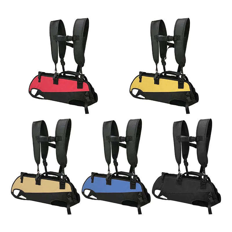 Multifunctional airborne outdoor walking stretcher pet backpack in Oxford cloth with 50L capacity