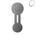 Aluminium alloy magnetic phone holder for Tesla vehicles with 180-degree flip adjustment