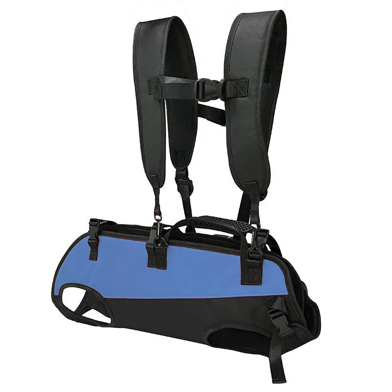 Multifunctional airborne outdoor walking stretcher pet backpack in Oxford cloth with 50L capacity