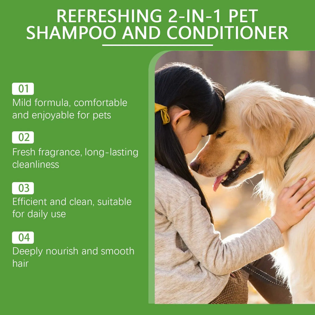 100ml pet 2-in-1 shampoo bottle with watermelon and coconut extract label