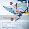 Second generation automatic basketball shooting return trainer with cowhide leather and iron frame.