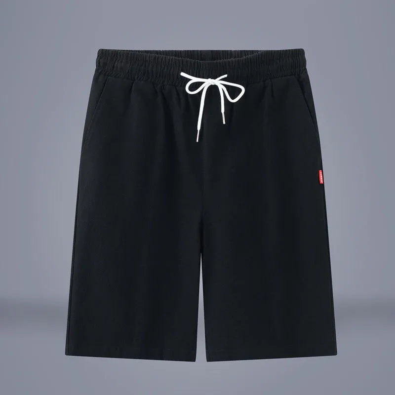 Chinese-style cotton linen cropped pants in Army Green colour with a drawstring waist.