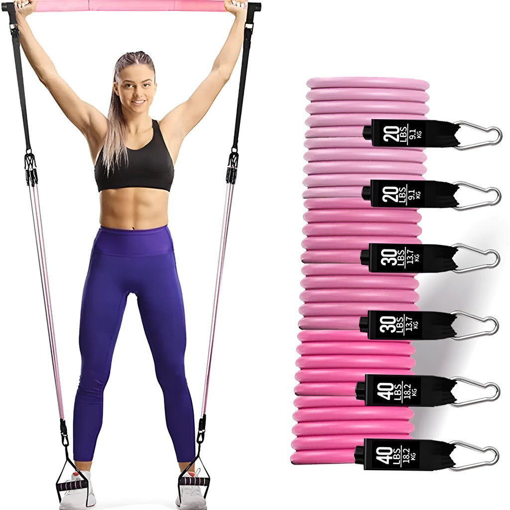 180-pound TPE resistance band set for gymnastic bar fitness exercises