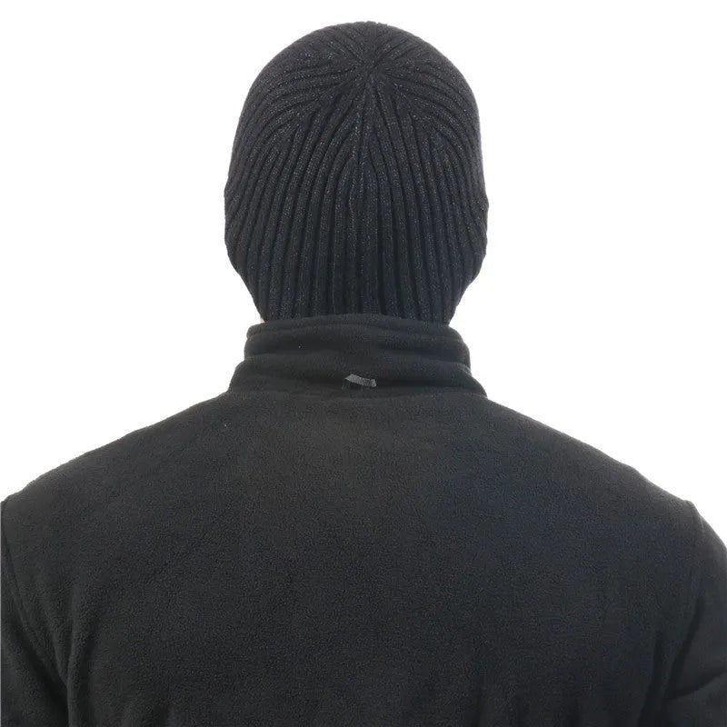 Men's acrylic fibre conical beanie hat in black, average size, nine colour options available