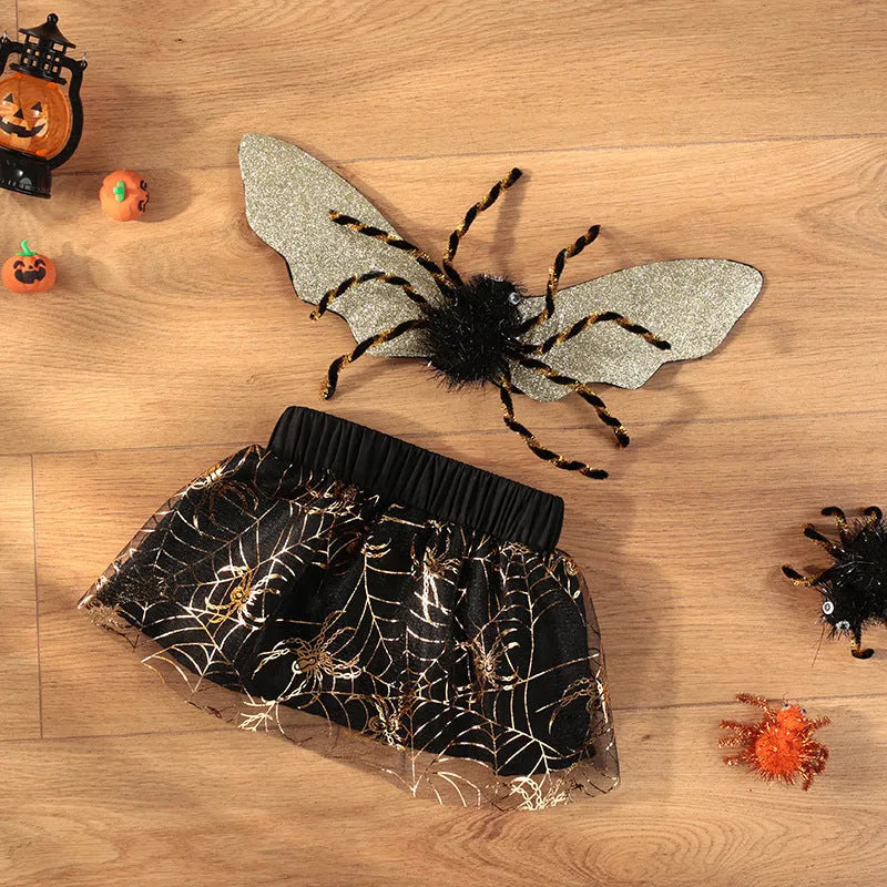 Polyester dog Halloween costume suit with zipper fastening in four standard sizes