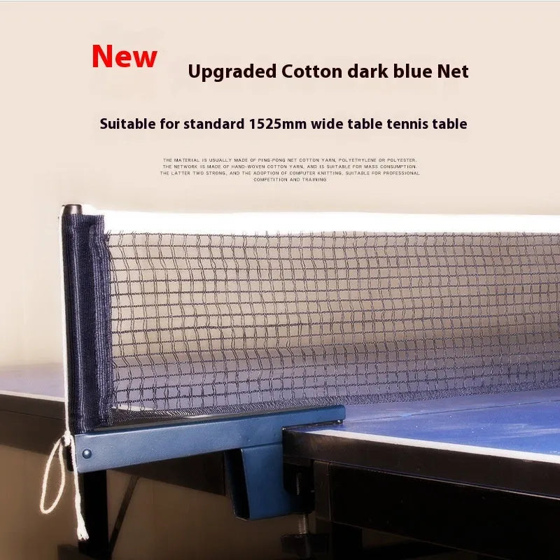 White indoor open grid table tennis frame with universal thickened large clip posts