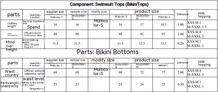 Women's printing separated bikini set with tube top and briefs in polyester swimwear