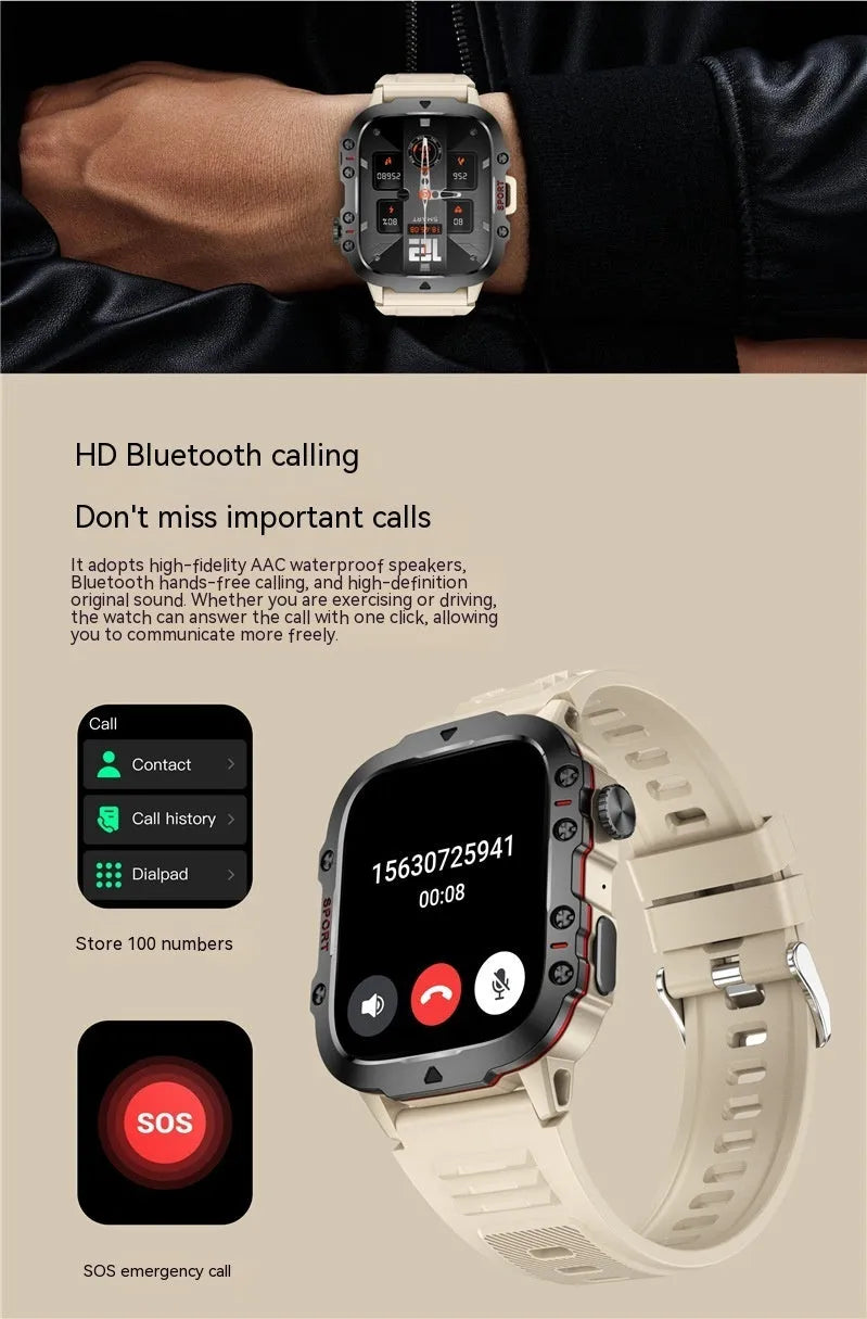 QX11 Smart Bluetooth Watch with TFT screen and zinc alloy case on a wrist.