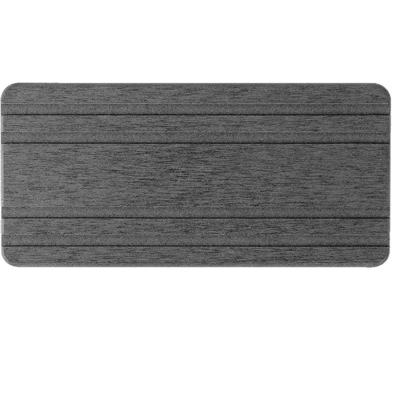 Square diatomaceous earth bathroom drying mat in modern simple style