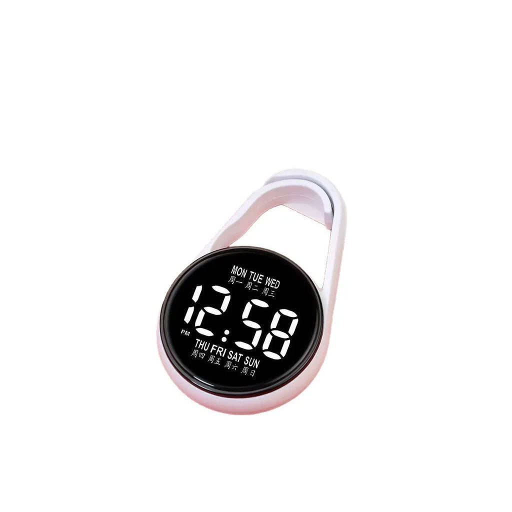 LED luminous electronic watch with waterproof feature and plastic strap in multiple colour options