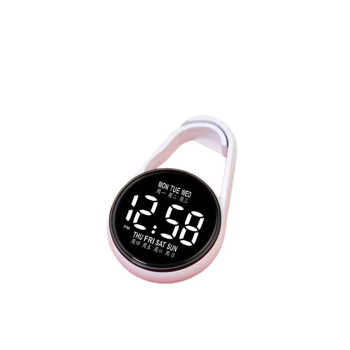 LED luminous electronic watch with waterproof feature and plastic strap in multiple colour options