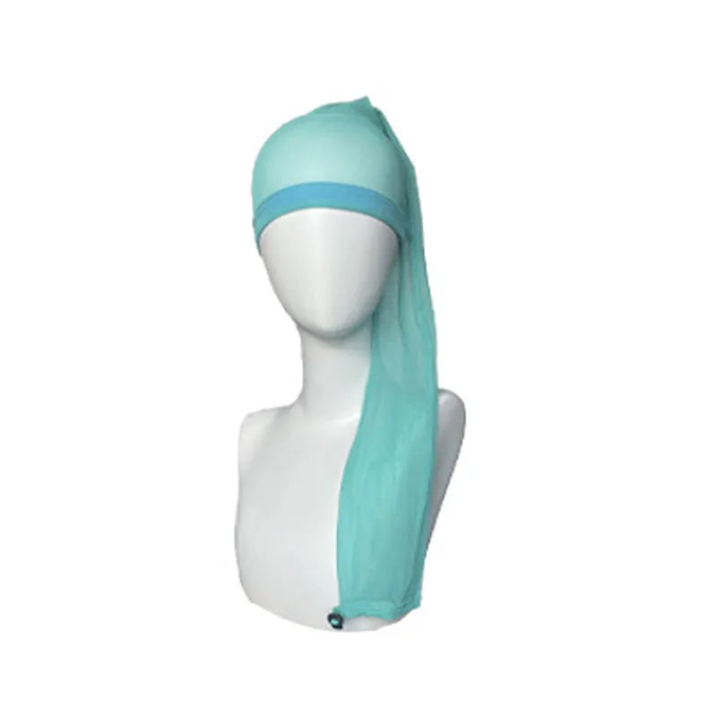 Mesh wig cap in various colours with oversleeve design for wig foundation