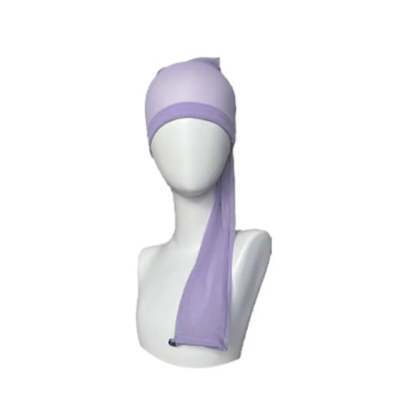 Mesh wig cap in various colours with oversleeve design for wig foundation