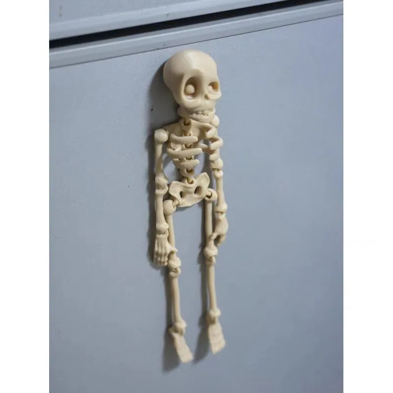 3D printed skull ornament 18cm high in various colours including luminous green and bone color for modern art decoration