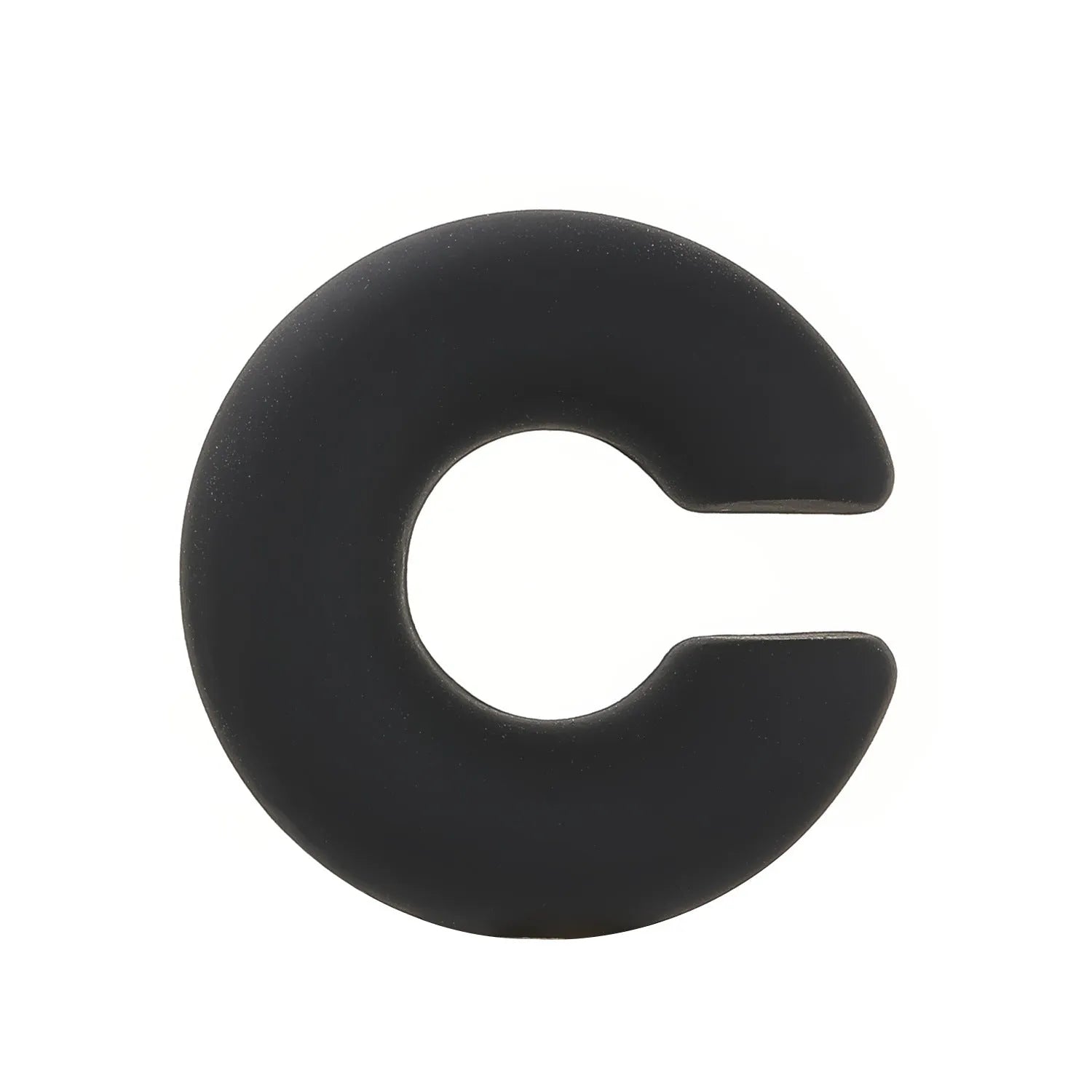 Matte coarse finish geometric C-shaped clip-on earrings for women in a selection of candy colours.
