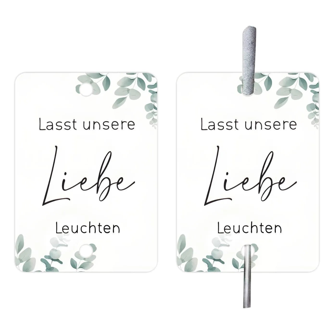 White decorative paper label sheets with G45 design for wedding and baptism place cards