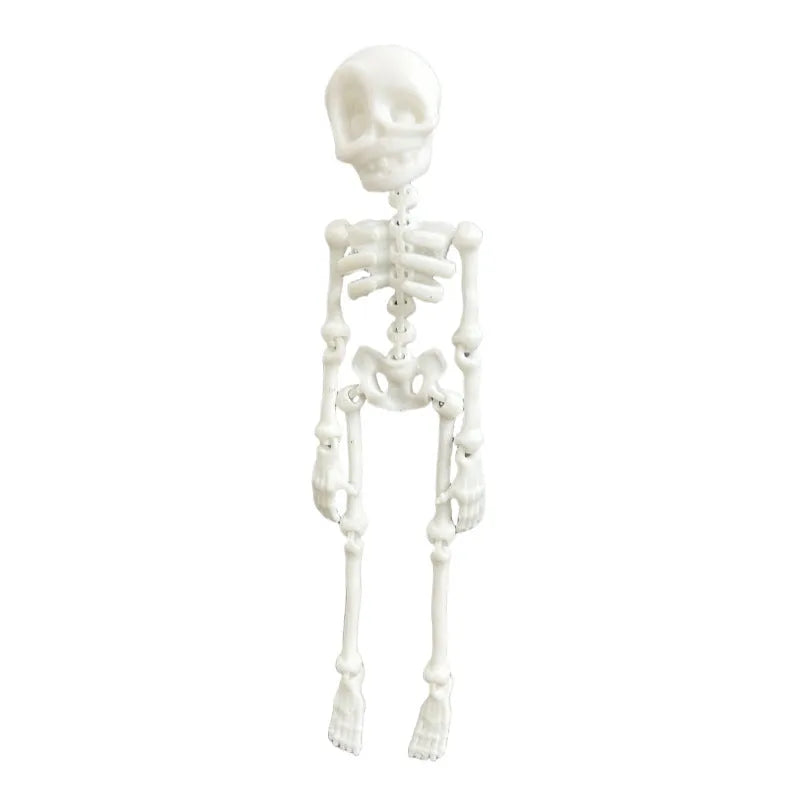 3D printed skull ornament 18cm high in various colours including luminous green and bone color for modern art decoration