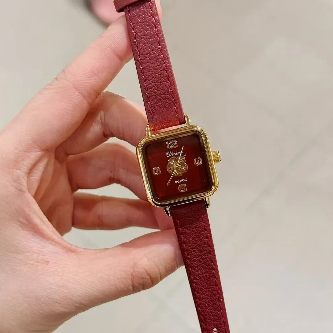 Women's alloy watch with Chinese style design showing multiple pattern options and 8mm thickness