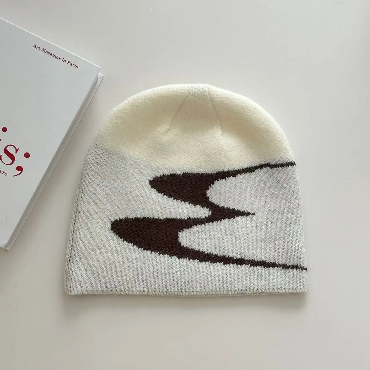 Unisex acrylic beanie hat in black, grey or white for autumn and winter wear