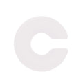 Matte coarse finish geometric C-shaped clip-on earrings for women in a selection of candy colours.