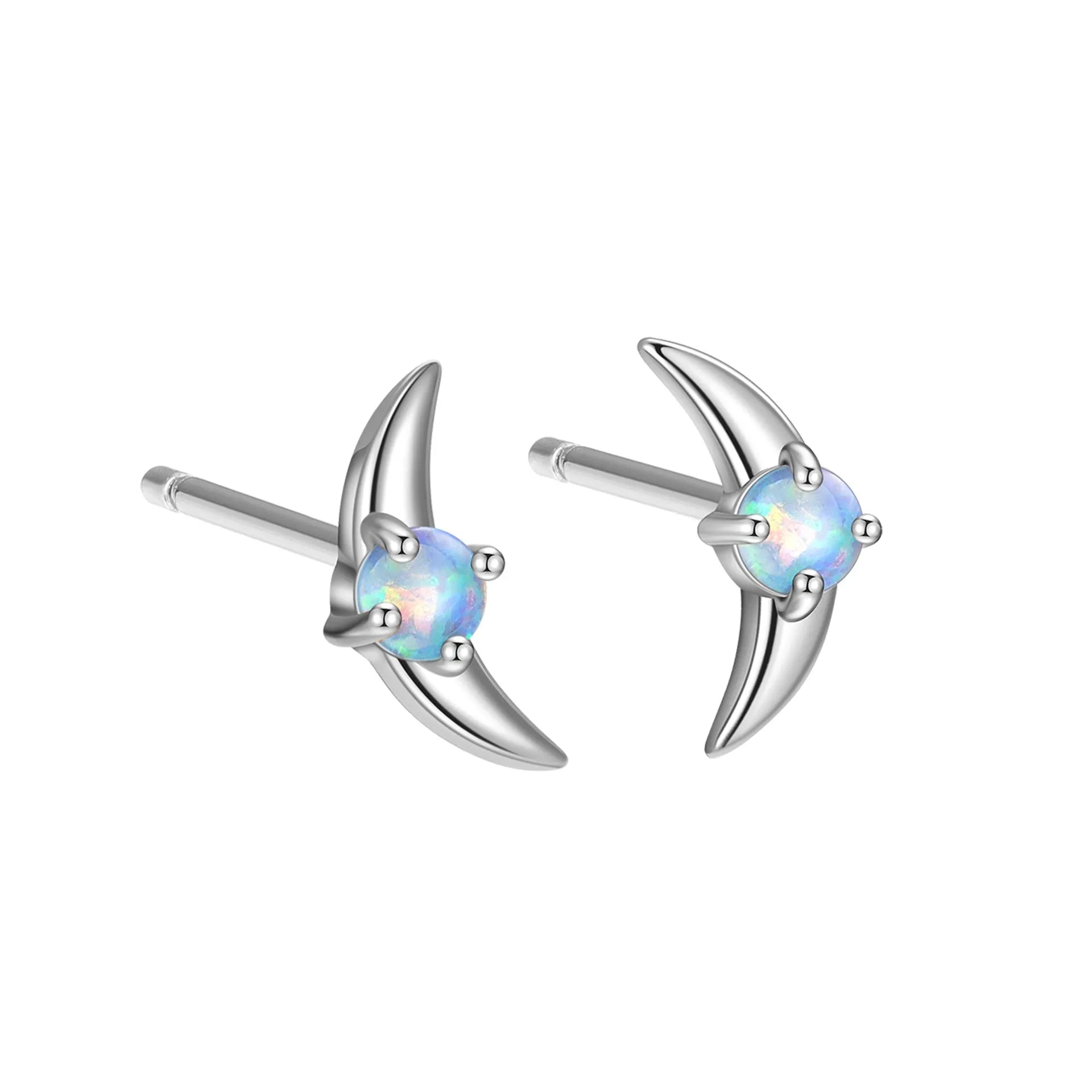 925 silver geometric women's earrings with stone accents in gold or platinum tone finishes
