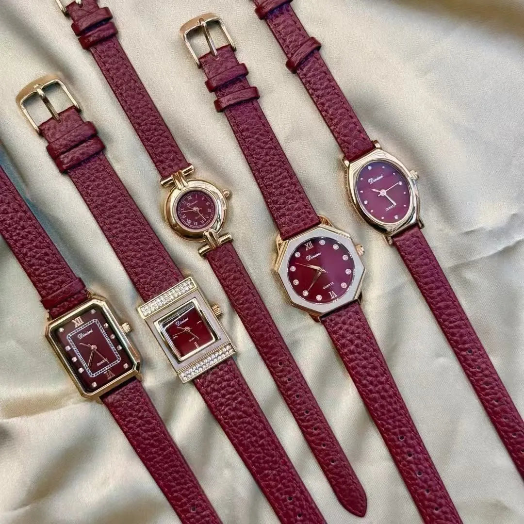Women's alloy watch with Chinese style design showing multiple pattern options and 8mm thickness