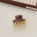 Dopamine retro acetate hair barrettes with medium metal grip in R08 colour variations