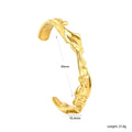 Stainless steel alloy bracelet in gold, rose gold, and silver tone colour options.