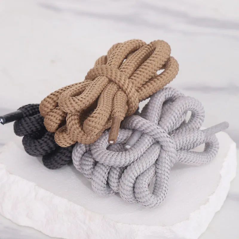 Oval shoelace adapter rope showing 1.0cm width and multiple colour options including black, pink, and lake blue