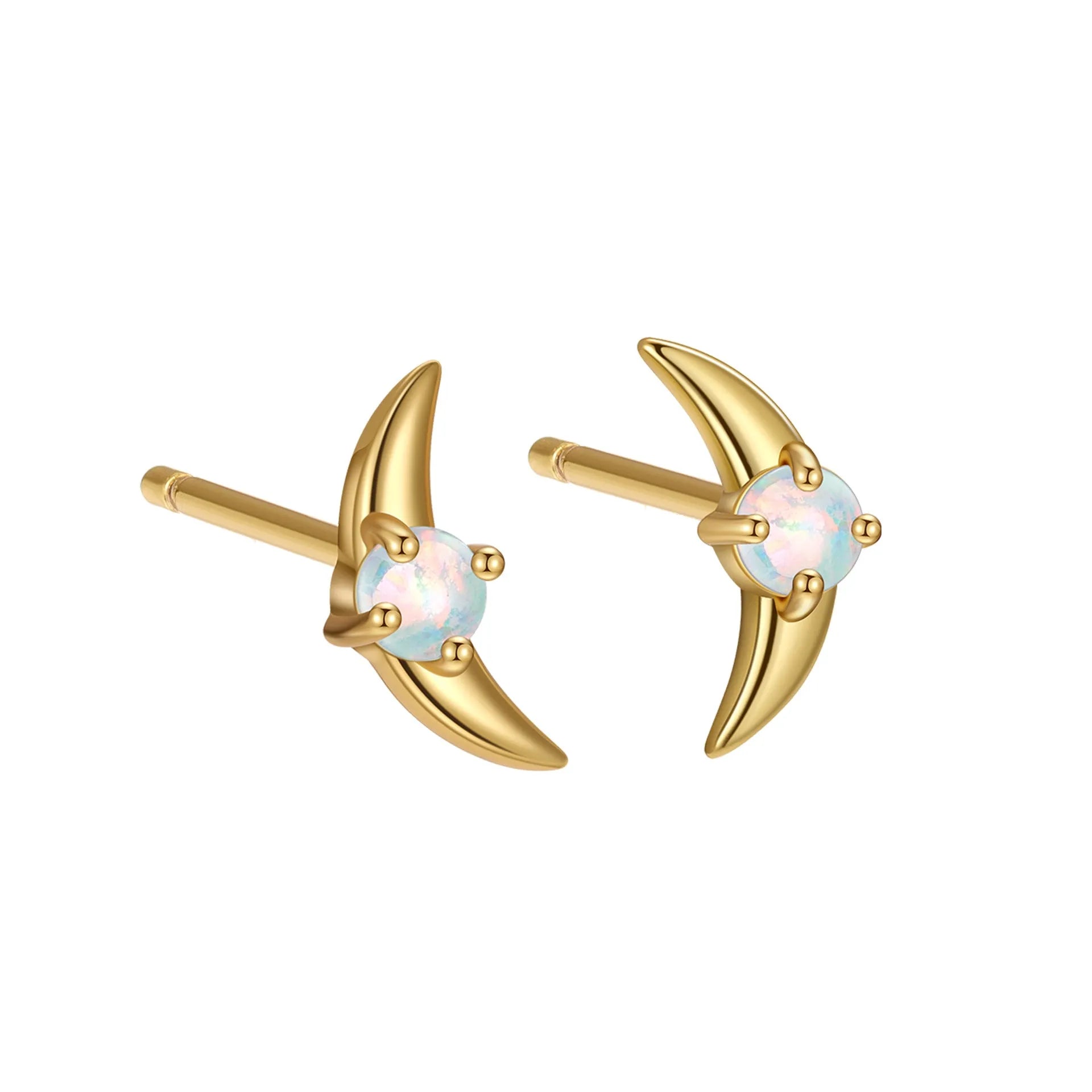 925 silver geometric women's earrings with stone accents in gold or platinum tone finishes