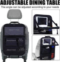 Black Oxford cloth car seat back storage bag measuring 42x30 cm with hanging design for vehicle organisation