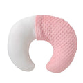 Nursing pillow in pink, yellow, grey or light blue colour with polyester fibre filling