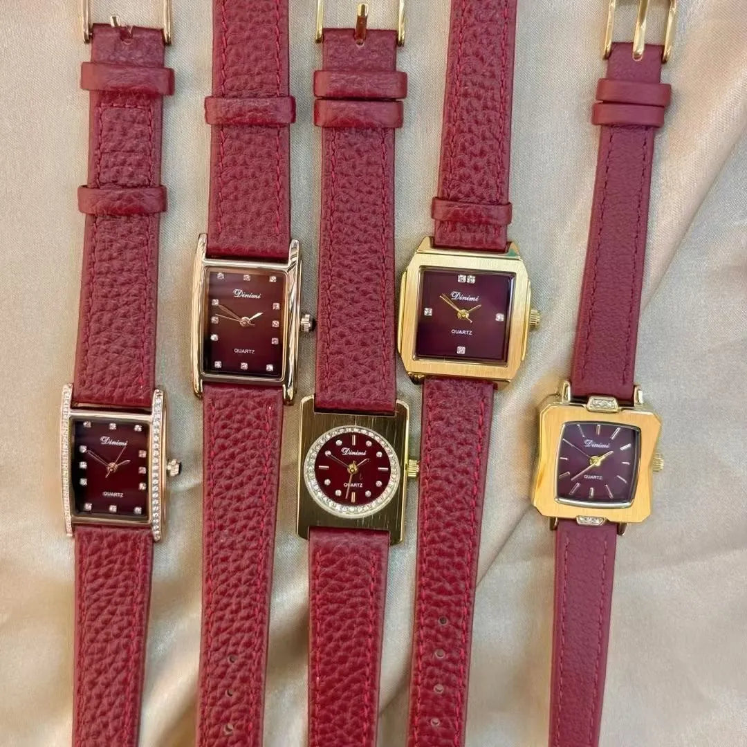 Women's alloy watch with Chinese style design showing multiple pattern options and 8mm thickness