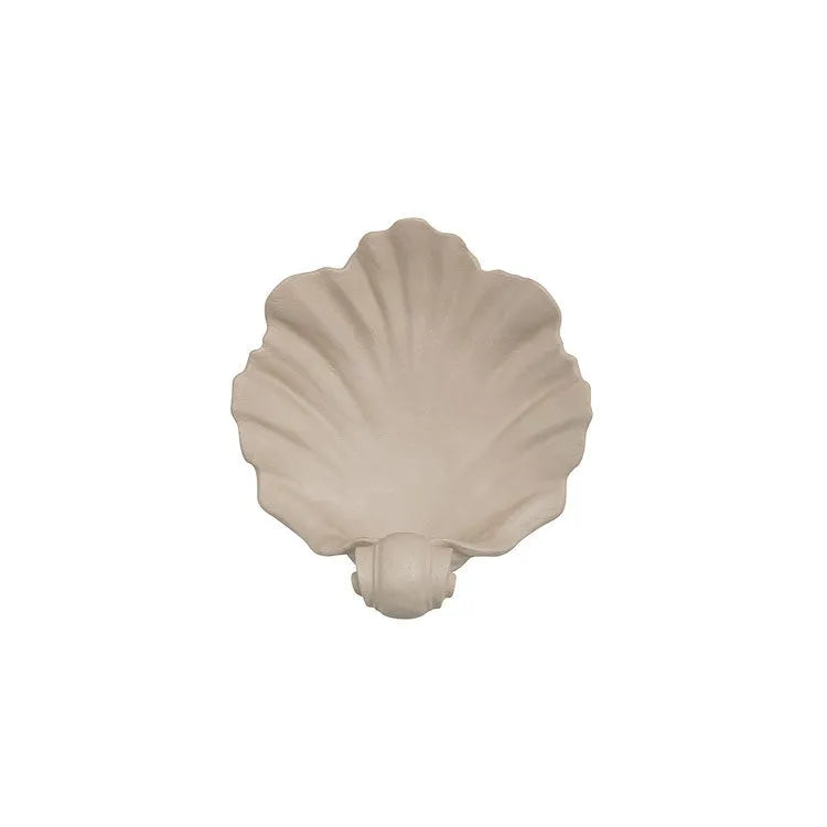 White resin simulation shell fruit plate decoration for table centrepieces