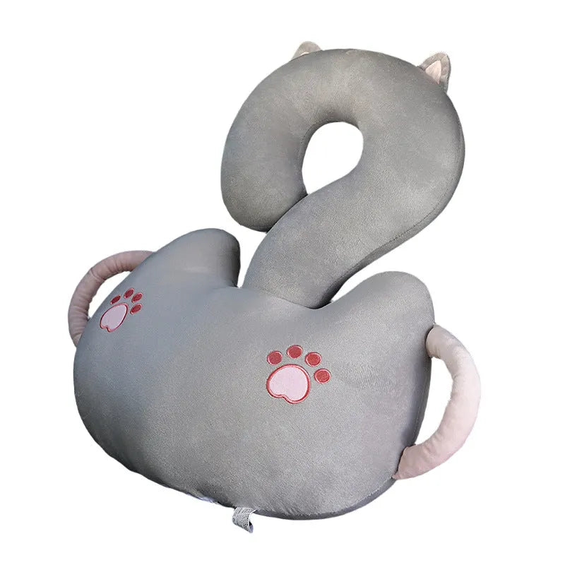 Cartoon question mark animal hug cushion pillow measuring 65x65cm in various character designs