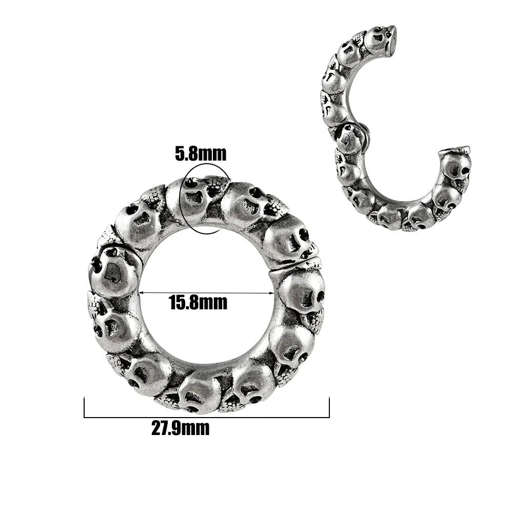 Stainless steel fashion earrings with totem pattern design in electroplated colours