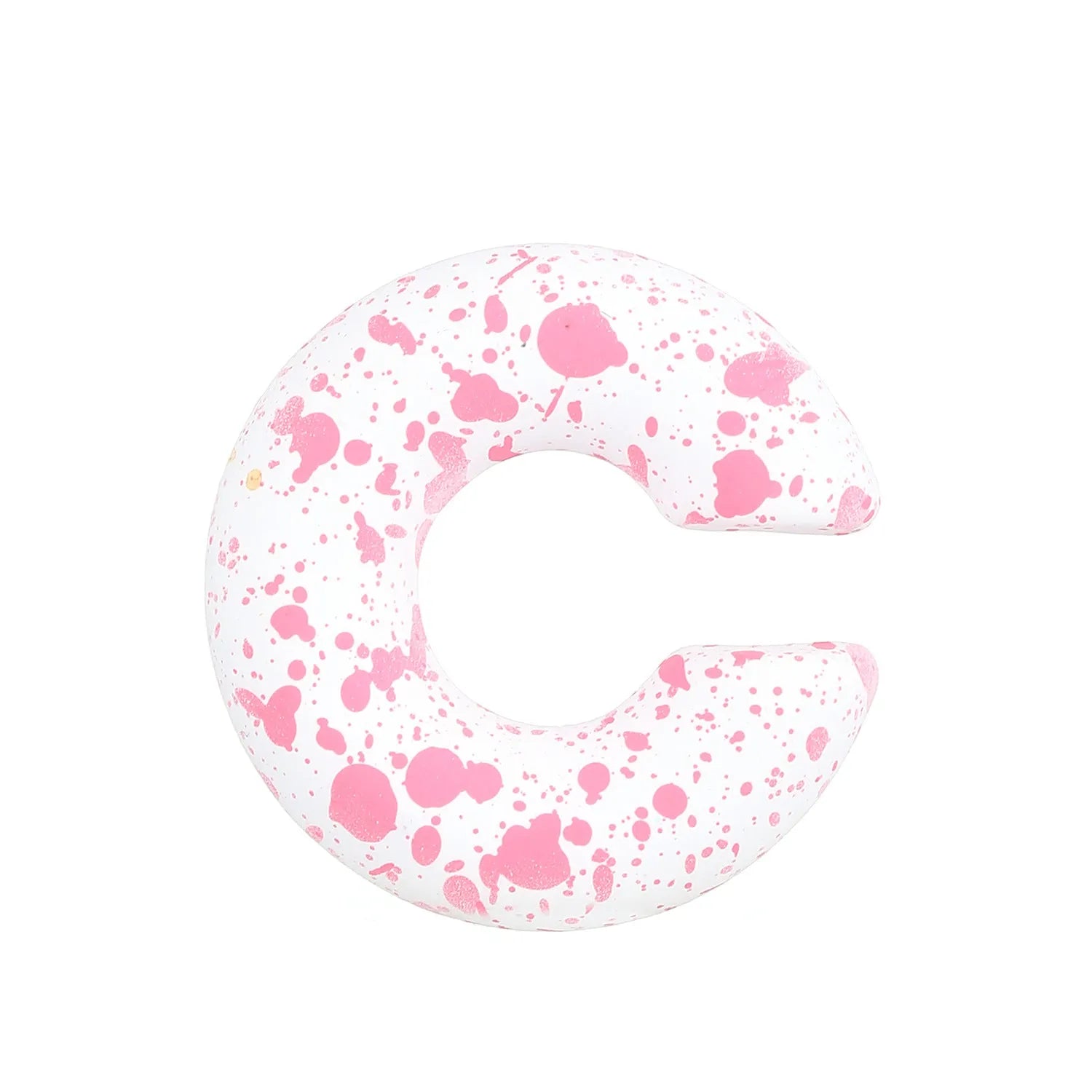 Matte coarse finish geometric C-shaped clip-on earrings for women in a selection of candy colours.
