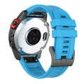Jiaming Fenix7 silicone quick release watchband shown in multiple colours on a grey background.