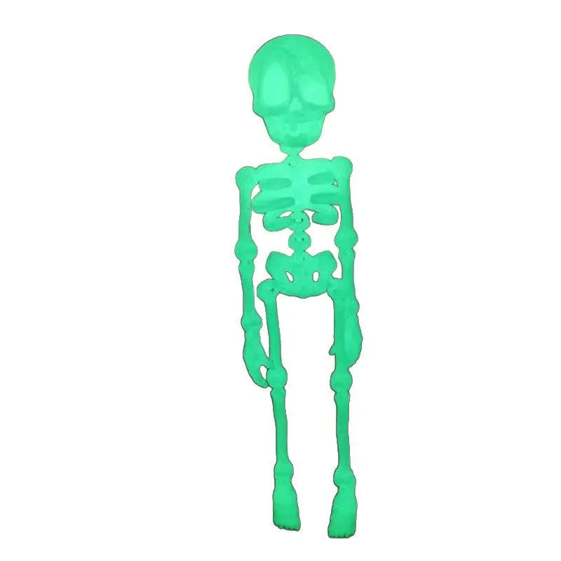 3D printed skull ornament 18cm high in various colours including luminous green and bone color for modern art decoration