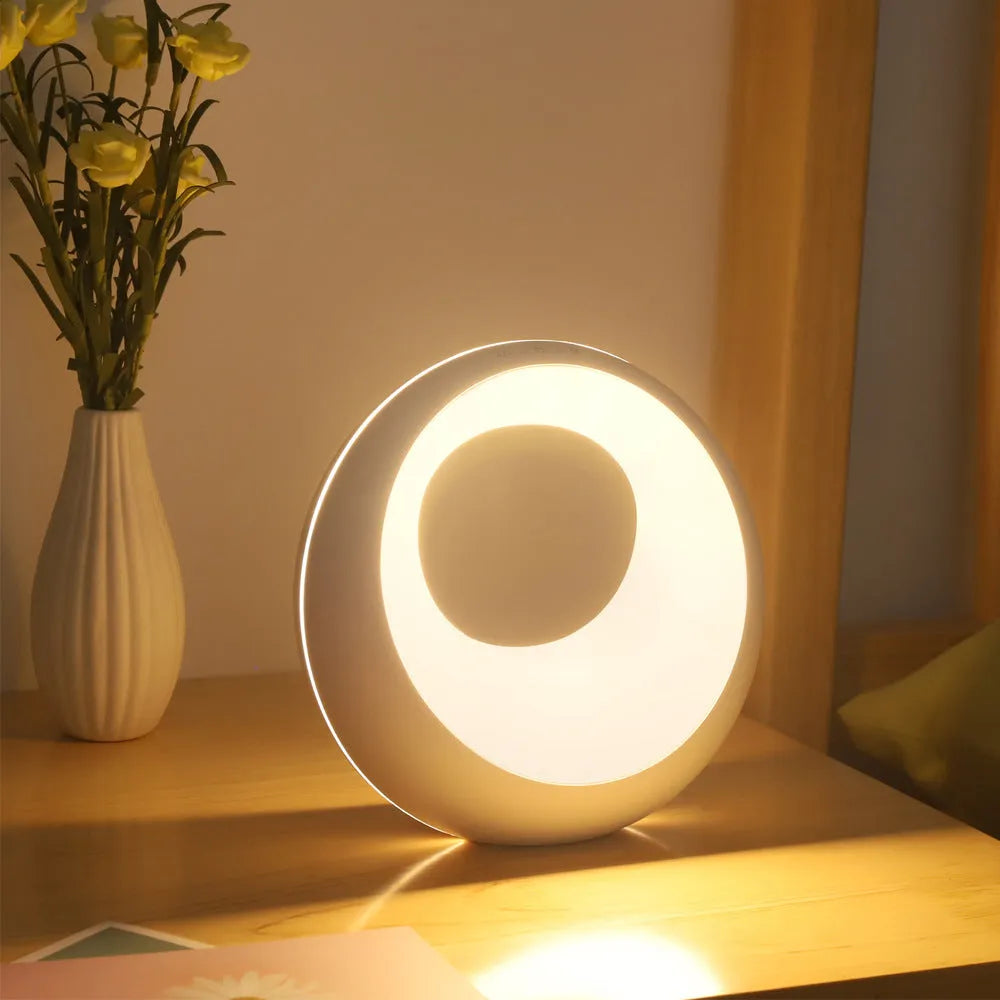 Creative Touch remote control RGB colour changing night lamp with compact dimensions and battery operation