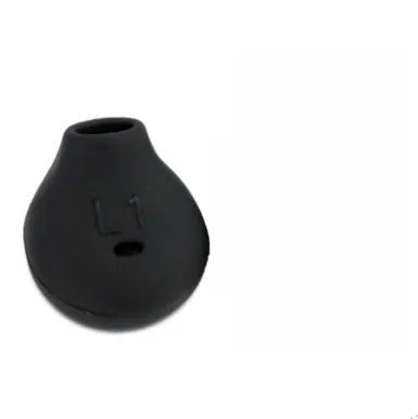 Black and white silicone protective sleeves for Samsung Galaxy S6 Edge G9200 G9250 G920A in-ear headphones.