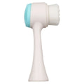 Blue nylon pet paw brush for dogs and cats measuring 13.5cm in length