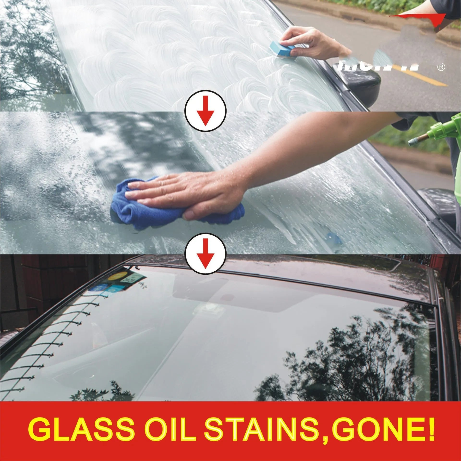 15ml automotive glass anti-fog treatment in English version white packaging