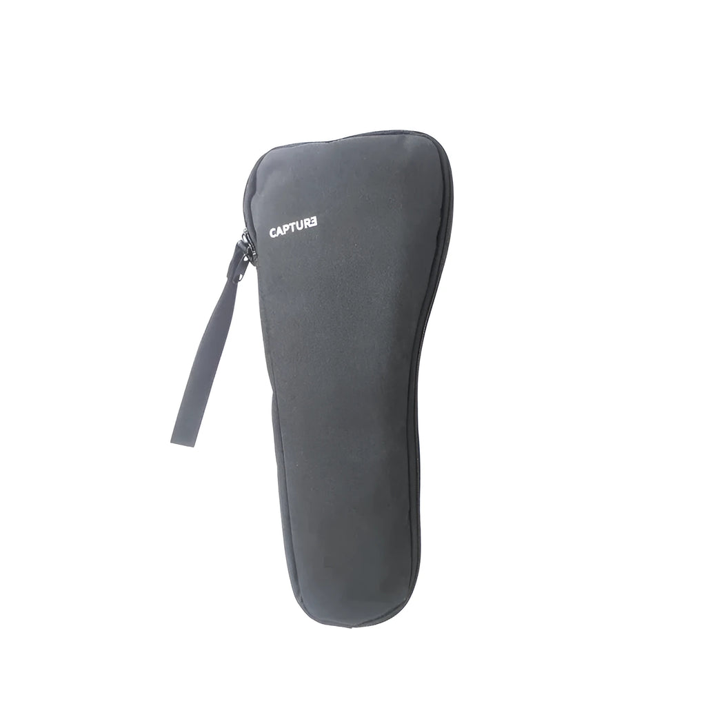 Black cloth portable storage bag for mobile phone stabiliser accessories and gimbal components