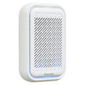 White wall-mounted plug-in air purifier with filter screen for small rooms