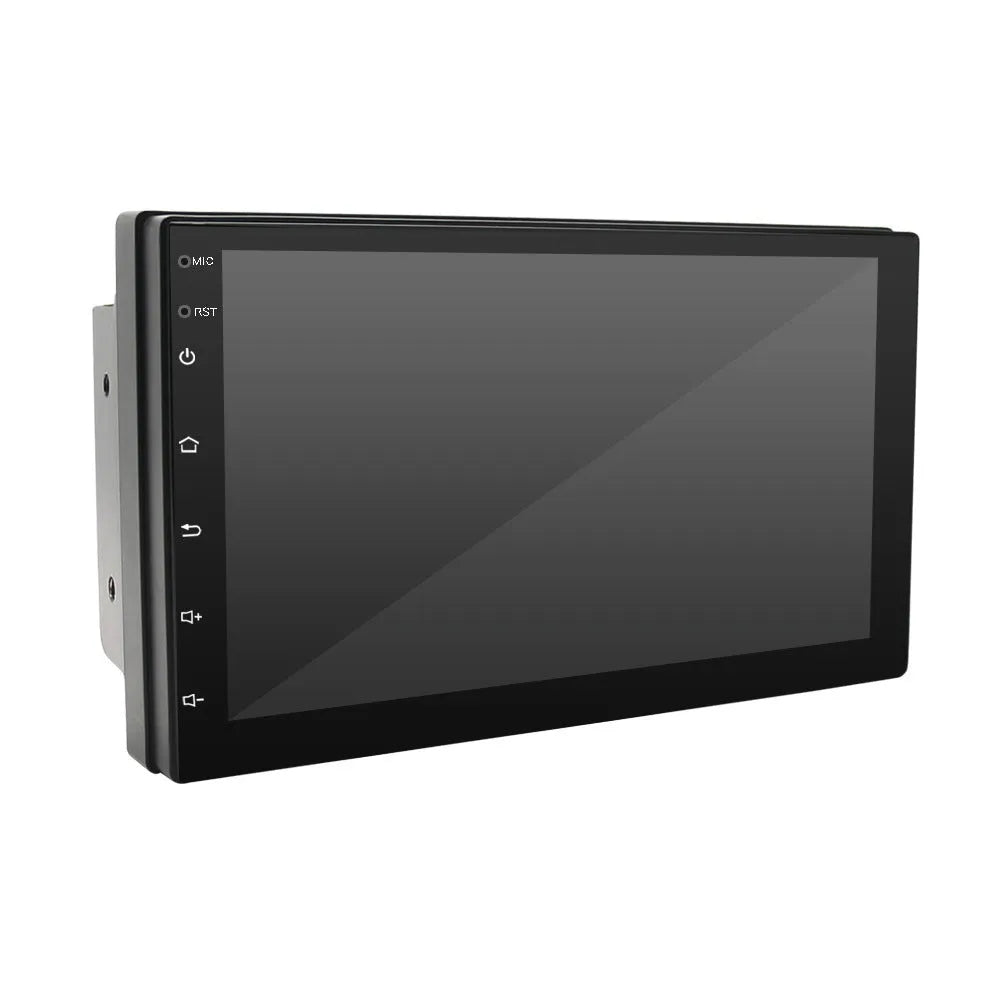 Black universal 7-inch car navigation MP5 player with GPS and radio functions for manual transmission vehicles