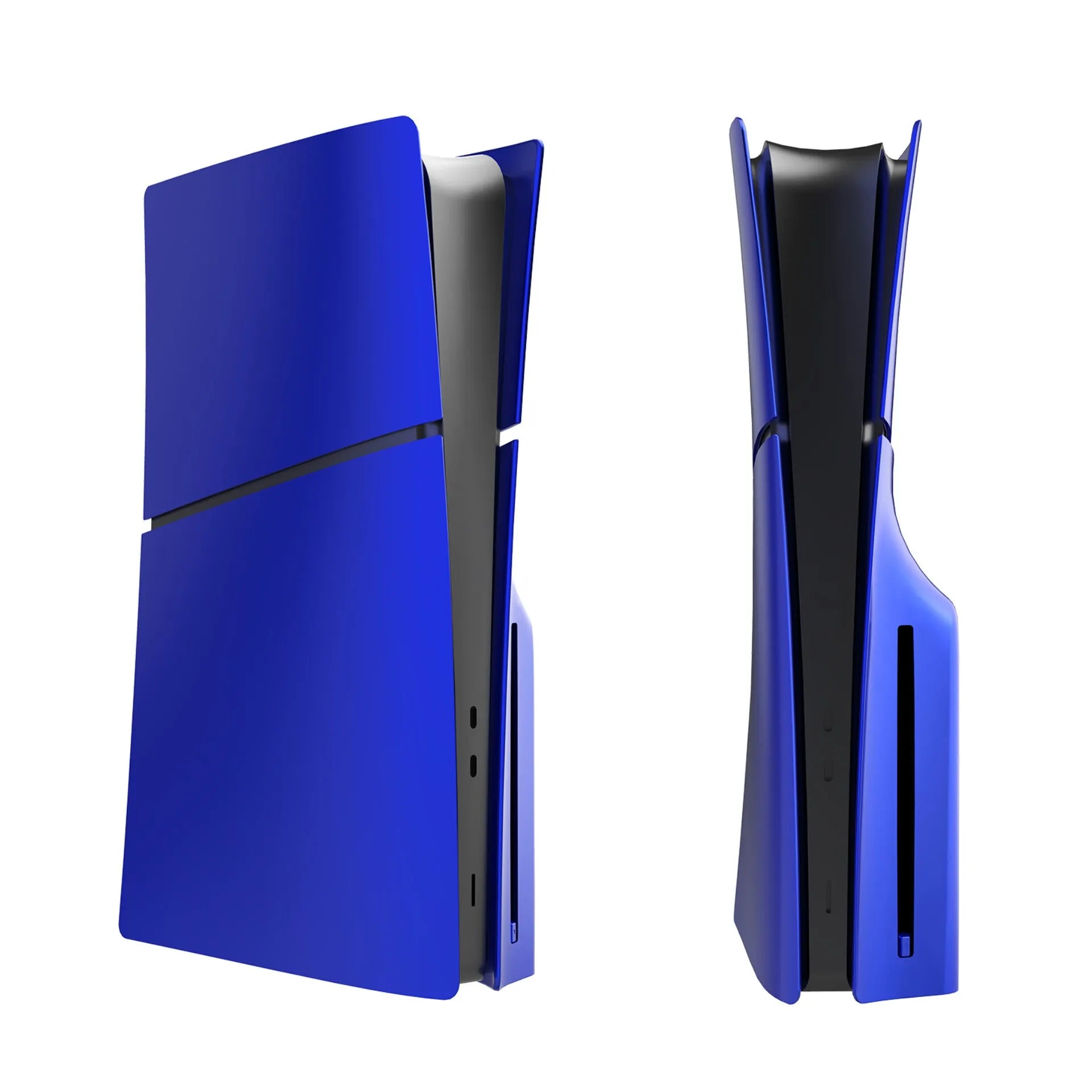PS5 Slim ABS protective shell replacement kit showing colour options for Digital and Optical Drive models.