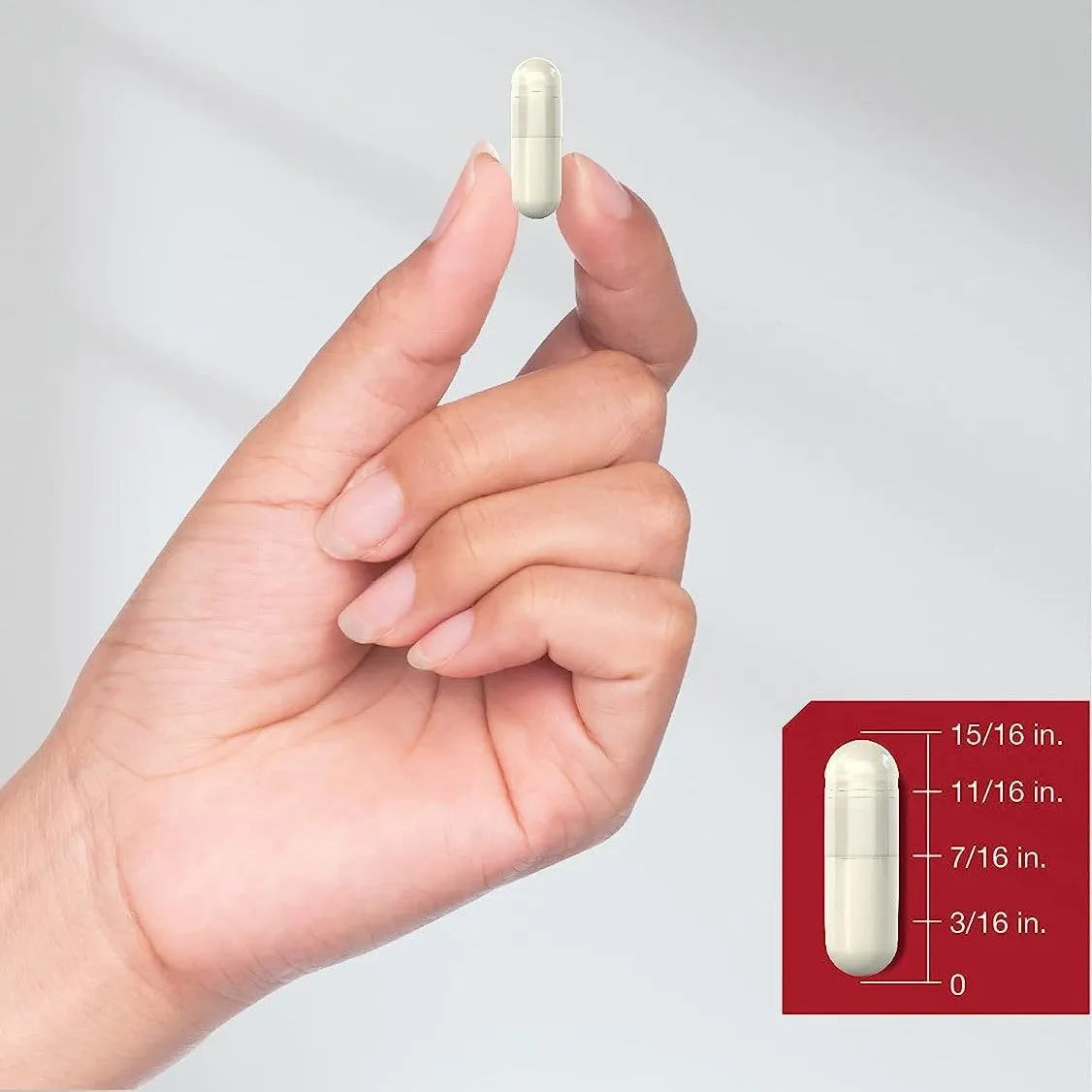 Bottle of 150 apple cider vinegar capsules dietary supplement