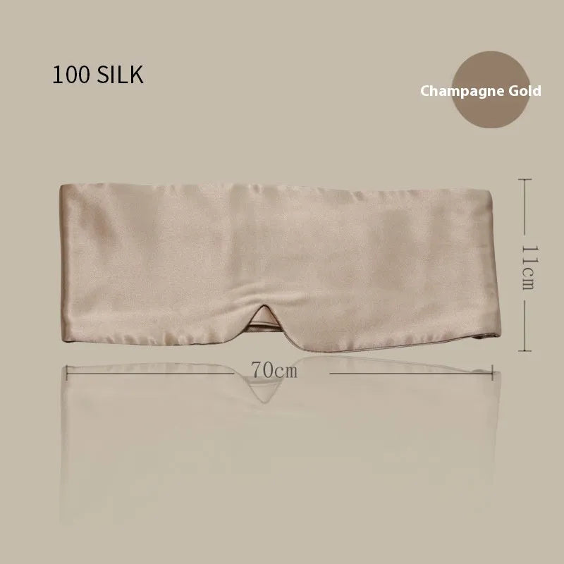 Mulberry silk sleep eye mask in multiple colours for light blocking