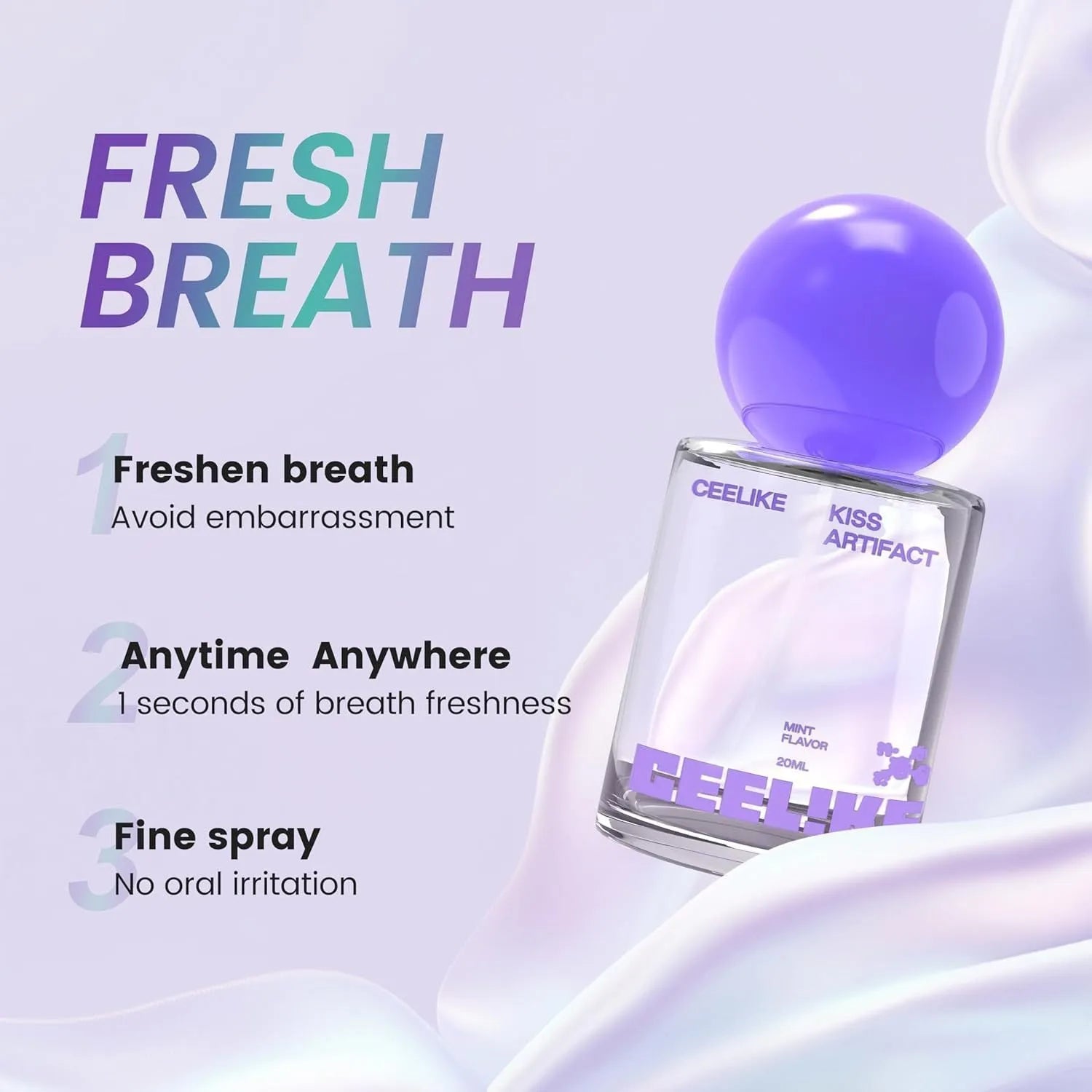 20ml portable probiotics oral hydration spray for daily body care